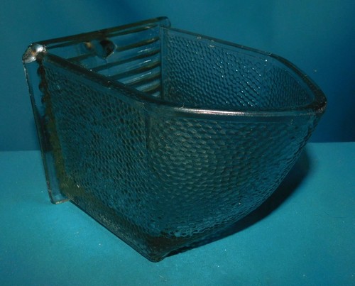 Ancien gros tiroir verre - gros,