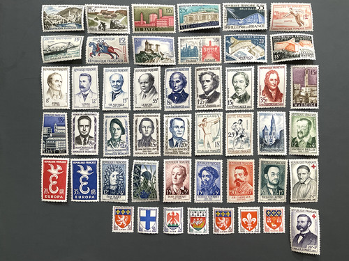 Timbre france collection - france,