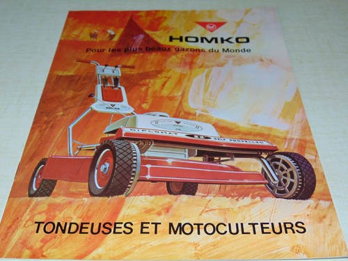 Komko mower tiller - mower, brochure
