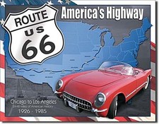 Route 66 Plaque Métal 1926 -