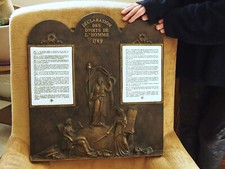 PLAQUE BRONZE n°6