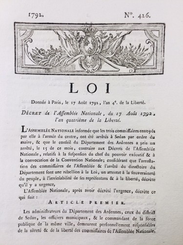 Sedan 1792 ardenne loi - ardenne,