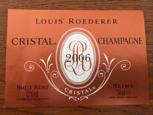 Une étiquette champagne - de,