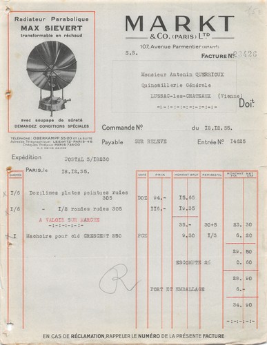 1932 radiateur parabolique max - 1932,