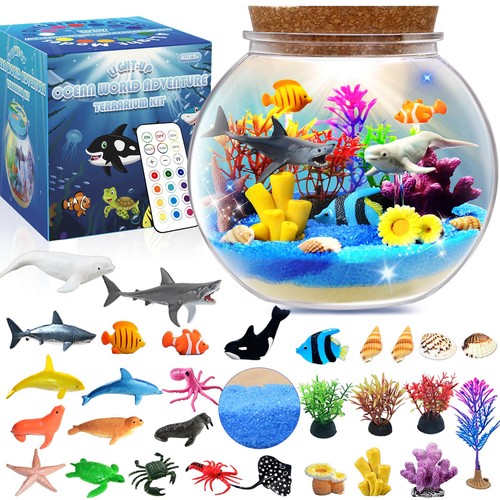 Ocean light terrarium kit - light, up