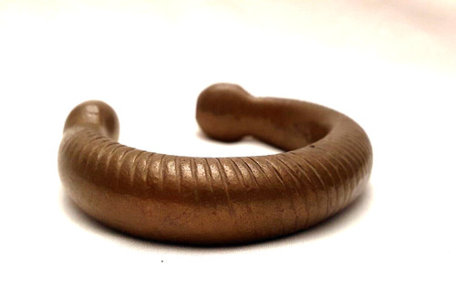 Ancien bracelet monnaie bronze - ancien,