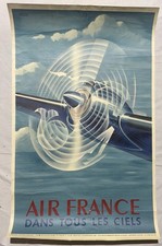 Ancienne affiche Air France