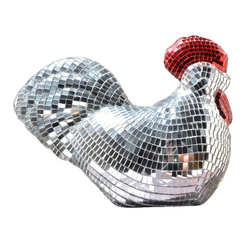 Boule disco poussin miroir - poussin,