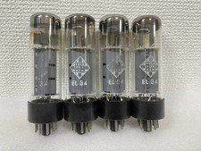 Telefunken EL34 6CA7 Vacuum Tube x4 Tested Audio Excellent JAPAN