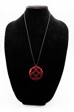 Tiffany & Co Zellige Large Resin Paloma Picasso Sterling Silver Cord Necklace