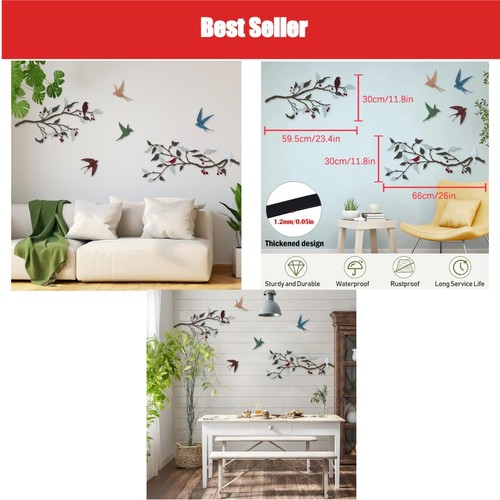Décoration murale oiseaux