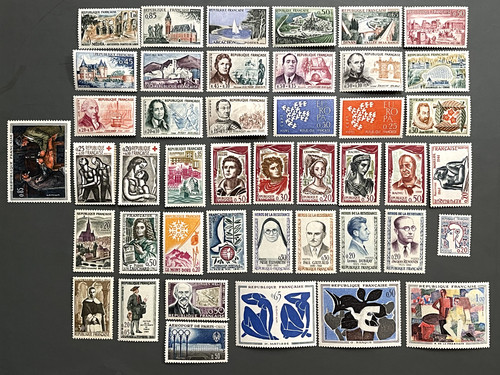 Timbre france collection - france,