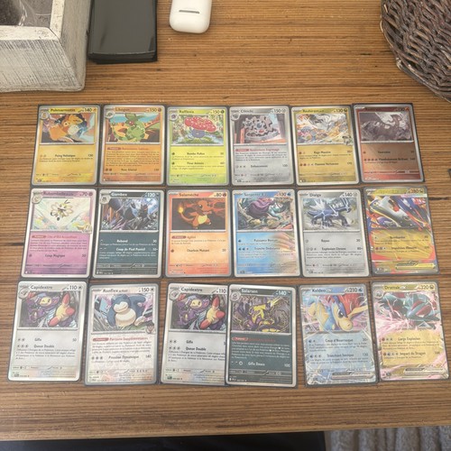 Lot carte pokémon rare - ex, et