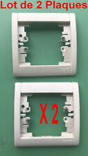 LEGRAND SAGANE OPALIS Blanc  Lot de 2 Plaques Enjoliveur 85000 Occasion Bon état