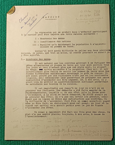 Documents guerre rapport de - guerre,