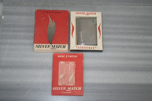 Antique silver match classic - match,