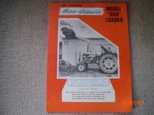 HORN-DRAULIC / NUFFIELD U60 & 460 FRONT LOADER ADVERTISING BROCHURE