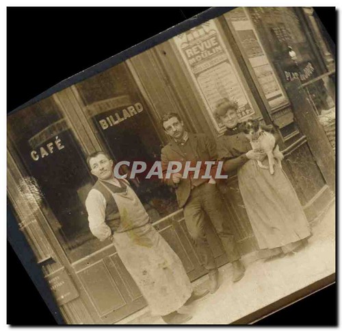 Café billard scène - café,