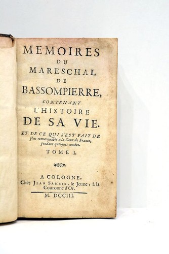 Livre ancien memoires cour - memoires, la