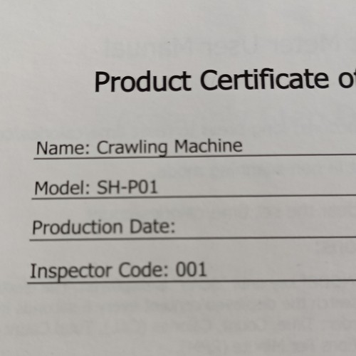 Machine crawling appareil - machine,