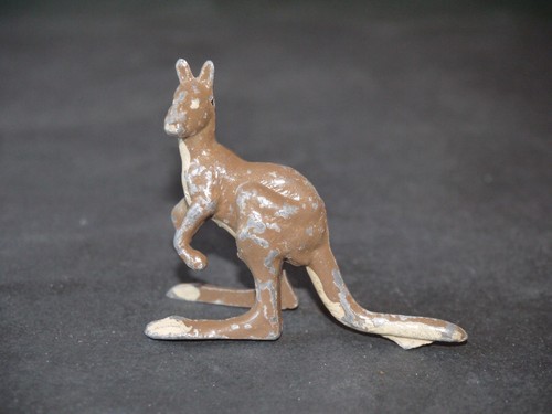 Figurine plomb zoo kangourou - figurine,