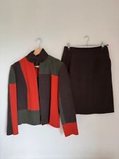 Vintage Ernest Wool Jacket and Skirt Suit Size 38/40 