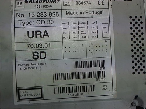 Autoradio opel agila - autoradio,