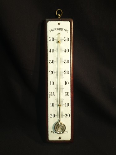 Ancien thermomètre spirale - À,