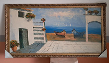 Cadre Paysage MARINO Peint À