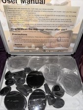 Premium Hot Stones Massage Set Heater Kit - Relaxing, Healing