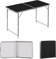 WOLTU Table de Camping Pliante