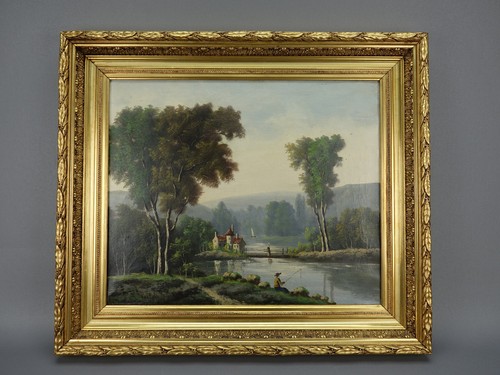 Huile sur toile paysage - sur,