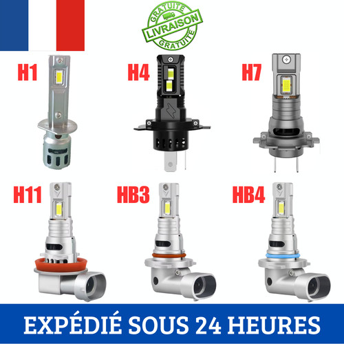 Ampoules led h11 mini - led, h7
