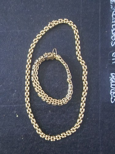 Parure collier chaîne - , et