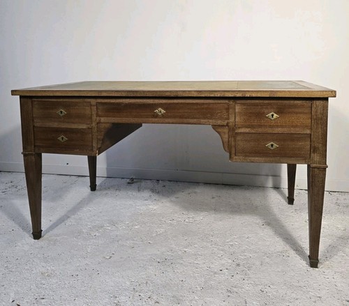 Bureau plat double face - , acajou