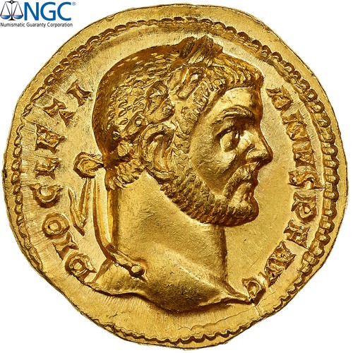 Dioclétien aureus 293 - aureus,, 293-294