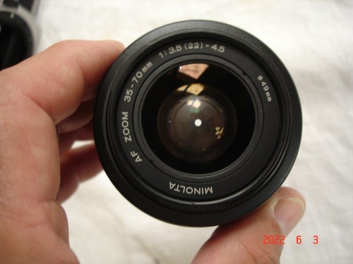 Objectif minolta zoom - objectif, 35-70