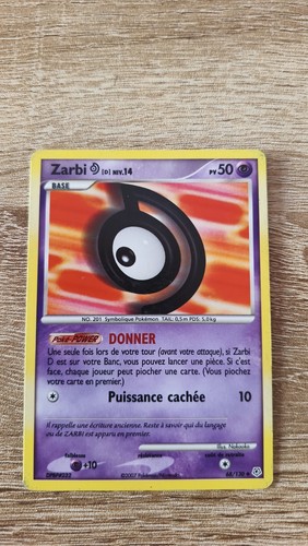Carte pokémon zarbi 130 - carte,