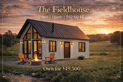 Fieldhouse prefab kit 592sf - fieldhouse,