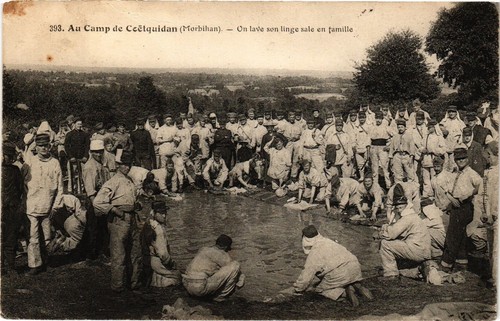 Old postcard camp de - postcard,