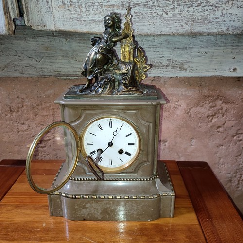 Pendule cheminée borne - cheminée,