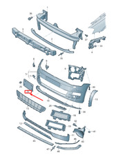 VW GOLF VII 5G MK7 Support de