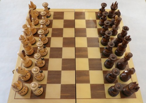Jeu échecs bois - jeu,