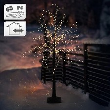 Arbre de Noël décoratif 150 cm avec 600 LED blanc chaud branches flexibles IP44