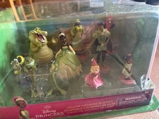 Coffret Disney Deluxe figurines La princesse et la grenouille Disneyland Neuf
