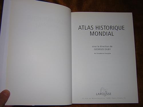 Atlas historique mondial - ,
