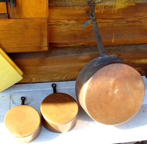Lot casseroles anciennes - de, 3