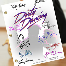 Dirty Dancing Autograph Signed Script Reprints 122 Pages Patrick Swayze