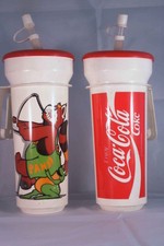 Coca-Cola - GOBELET PLASTIQUE + COUVERCLE ZOO ANTWERPEN 22 CM H BELGE PHOTO R/V