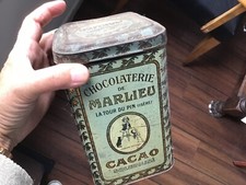 Boîte en tôle litho cacao